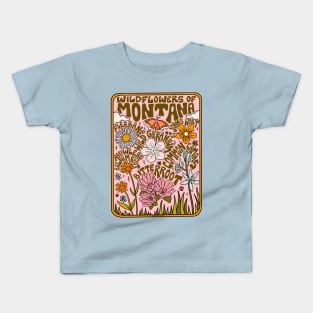 Montana Wildflowers Kids T-Shirt